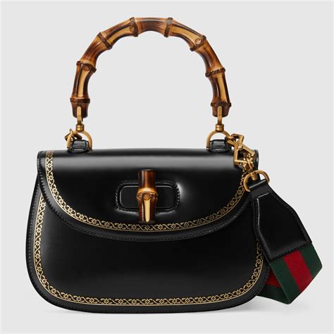 gucci vintage bamboo top handle bag|Gucci bamboo bag 2022.